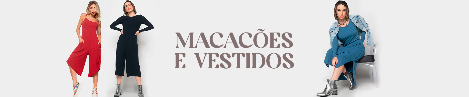 Banner Macacões e Vestidos