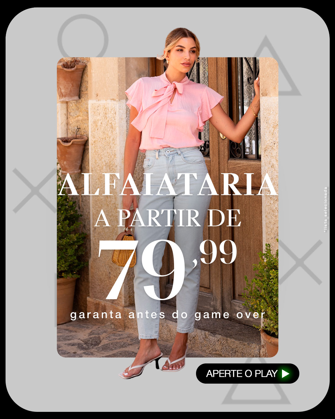 Alfaiataria até R$ 79,99