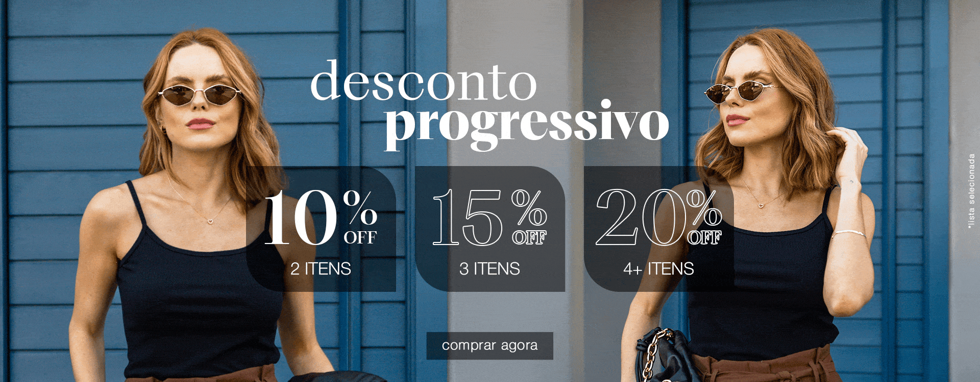 Desconto Progressivo até 20% off